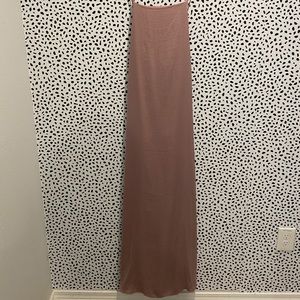 Long spaghetti strap dress